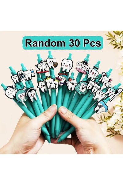 Choice 30 Pcs 5/10/20/30 Pcs World Dental Day Ballpoint Pens Promoting Oral H...