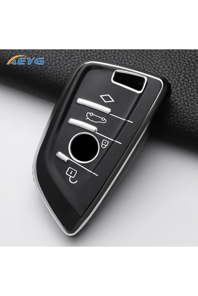 Choice Black TPU Car Remote Key Case Cover Shell Fob For BMW X1 X3 X4 X5 X6 F...