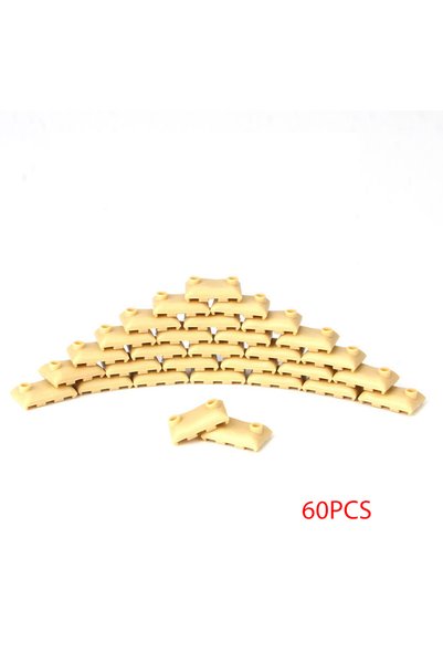Choice Yellow 60pcs Sandbag Building Blocks Compatible WW2 Soldiers Bricks DI...