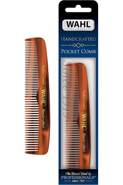 Wahl Beard, Mustache, & Hair Pocket Comb for Men's Grooming - Handcrafted & H...