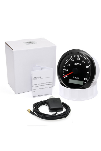 Choice عداد سرعة GPS BN 85MM بسرعة 80 كم/ساعة، 60/120/200 كم/ساعة، إضاءة بـ 7...