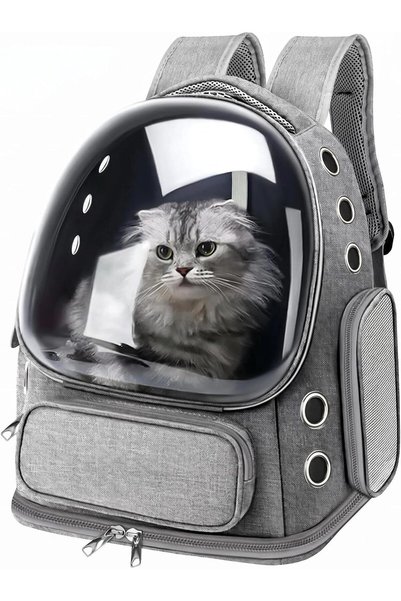 CENXI Cat Backpack Carrier, Breathable Cat Carrier Large Space Bubble Pet Bac...