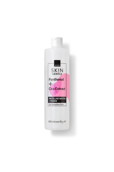 AVON Apă micelară + Toner delicat SKIN 400 ml PENTRU TEN SENSIBIL CU PANTENOL...