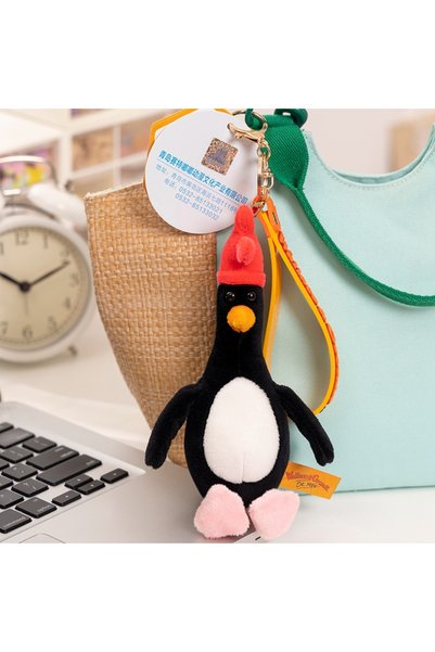 Choice qie 15cm High Quality With Tag Wallace&Gromit Key Chain Gromit Plush T...