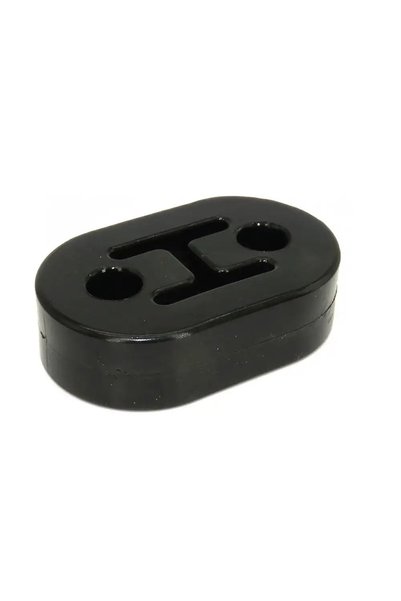 Choice black Universal Car Rubber Exhaust Mount Brackets 2 Holes Lifting Lug ...