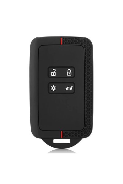 Choice Black Red Line silicone car key case cover for dacia Duster logan 3 jo...