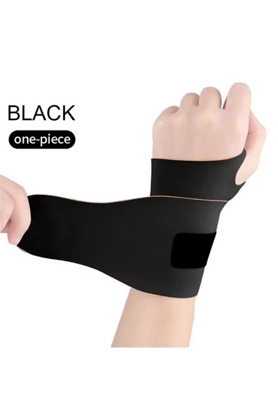 Choice black 1PC Adjustable Elastic Wrist Guard, Breathable Compression Wrist...