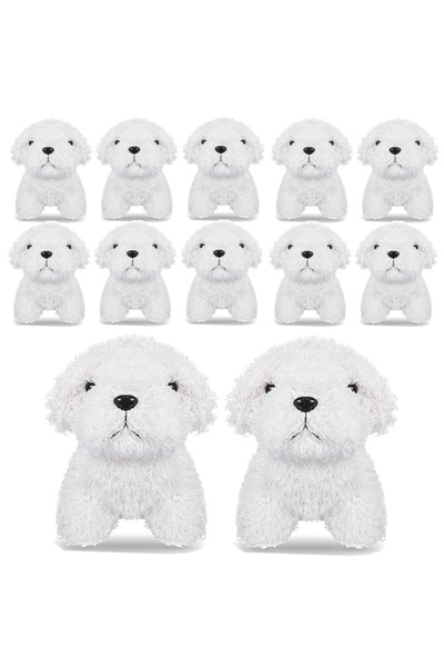 Choice 1pcs white Mini Puppy Stuffed Animal Adopt a Puppy Favors Small Push D...