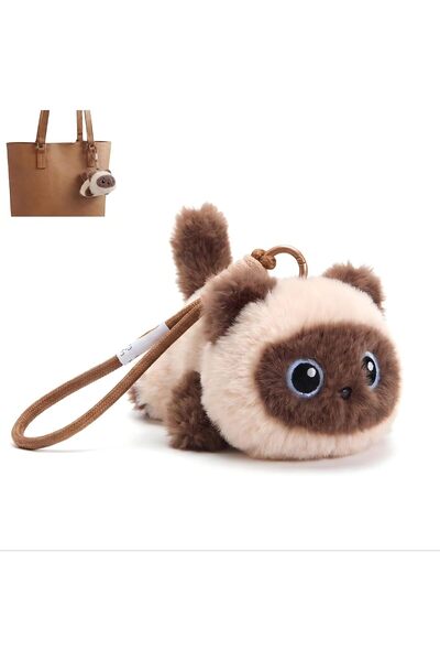 TERRIFI Cat Plush Toy,Cute Plush Cat Keychain - Cute Kawaii Stuffed Cat Anima...