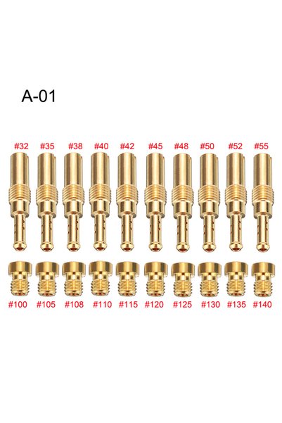 Choice A-01 ZSDTRP 20pcs Carburetor Main/Pilot Jet Vice Injector Nozzle For P...