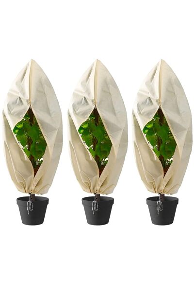 X SPRING Plant Cover, 10 x 30 ft, 3 Pack, Frost Protection, Insect Barrier, B...
