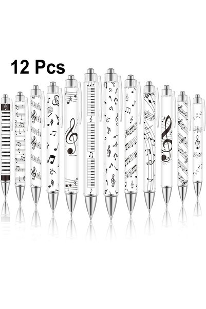 Choice 12 Pcs 6/12/24 Pcs Music Symbol Ballpoint Pen Music Symbol Party Gift ...