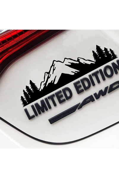 Choice black 7" Trees and Mountain Decal Vinyl Stickers For Subaru Forester O...