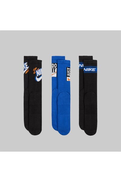 Nike Καθημερινές Κάλτσες Μεσαίου Ύψους Plus (3 Ζεύγη)