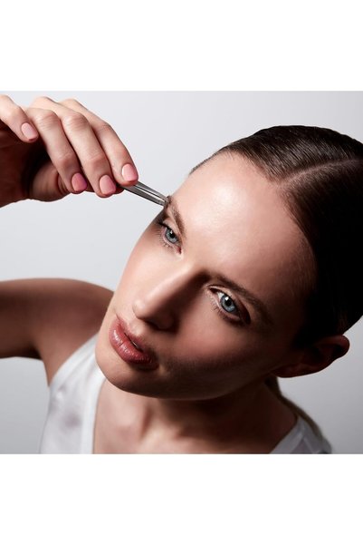 ASKIND ملقط مائل، بزاوية 90 ملم. أداة لإزالة الشعر وتشكيل الحواجب، سطح مائل ل...