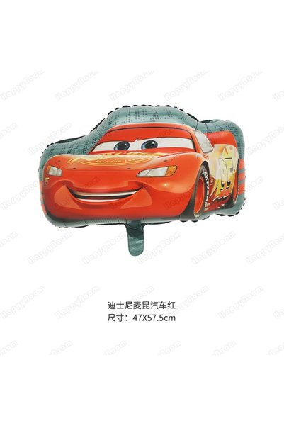 Hasbro 32INCH 10 Cute Round Five-pointed Star Car Theme Foil Balloons Set Num...