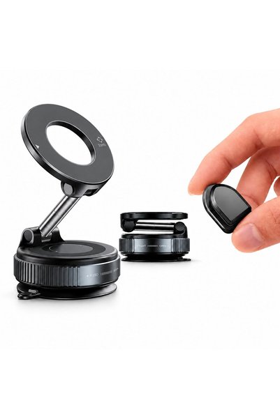 Generic Magnetic Phone Holder & Stand, Rotatable Lock Mechanical Suction Cup,...
