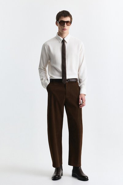 Antioch Suede Barrel Fit Pants