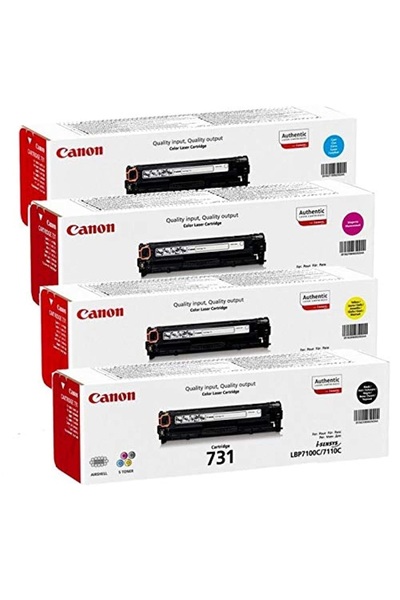 Canon 731 مجموعة حبر ليزر بأربعة ألوان