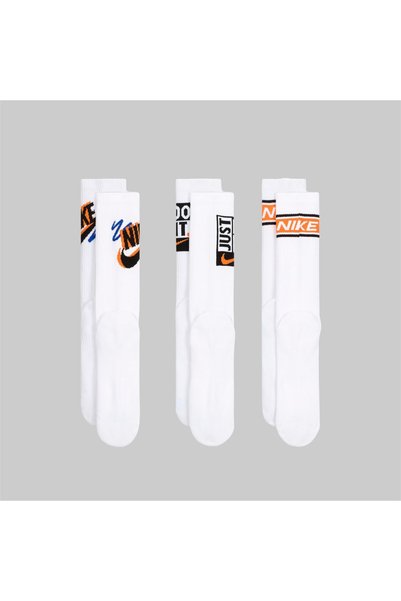 Nike Καθημερινές Κάλτσες Μεσαίου Ύψους Plus (3 Ζεύγη)