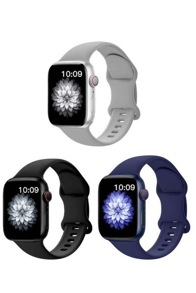 HablTech Sport Silicone Band Compatible with Apple Watch 38mm/40mm/41mm/42mm ...