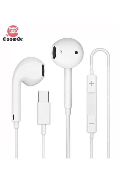 CoomBe Type C Headphones Wired - USB C Wired Earphones with Mic & Volume Cont...