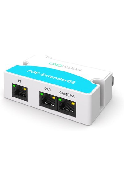 LINOVISION Mini 2 Port POE Extender Up to 1000ft Power Over Ethernet Over Cat...