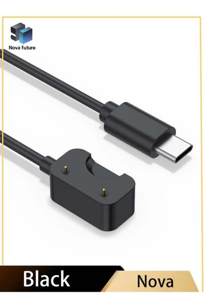 NOVACOM شاحن نوفا فوتشر لجهاز جالاكسي فيت 3 طراز SM-R390، كابل شحن USB بديل ل...