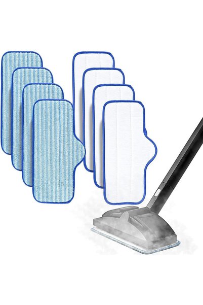 Paporich 6 Pcs Microfiber Steam Mop Pad for Steam Cleaner, Washable and Reusa...