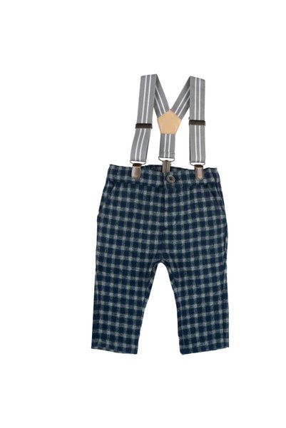 Chicco Pantaloni copii cu bretele, albastru inchis, 08753-63MFCO
