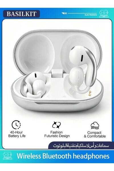 GENERAL BASILKIT Wireless Earbuds, Bluetooth Headphones, Active Noise , Live ...