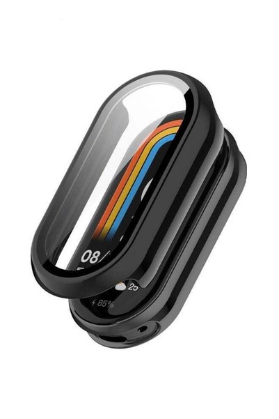HablTech غطاء متوافق مع ساعة Xiaomi Band 10، فيلم حماية للزجاج، إطار بلاستيكي...