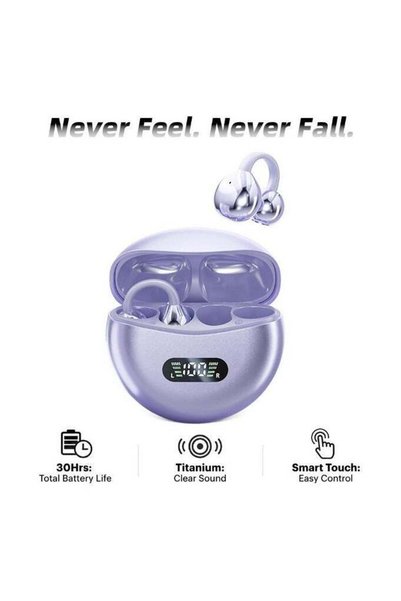 GENERAL caijin Wireless Clip Headphones Buds with Bluetooth 6.0 Low Latency, ...