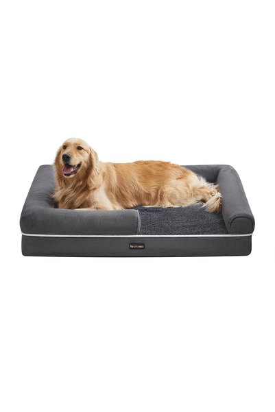 feandrea Orthopaedic Dog Bed, Dog Cushion, Dog Basket, Soft Padding, Dog Sofa...
