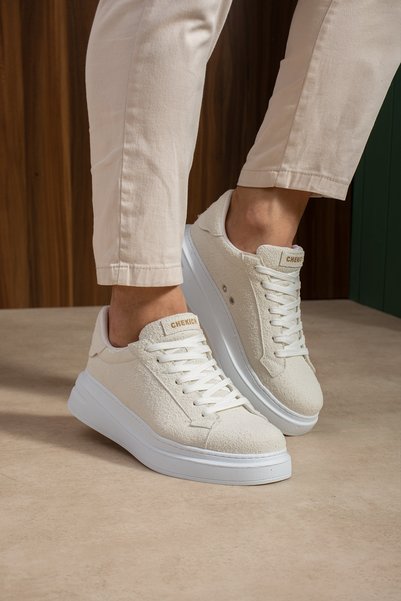 remss Ch2623 - Luxen Men's Shoes Suede White
