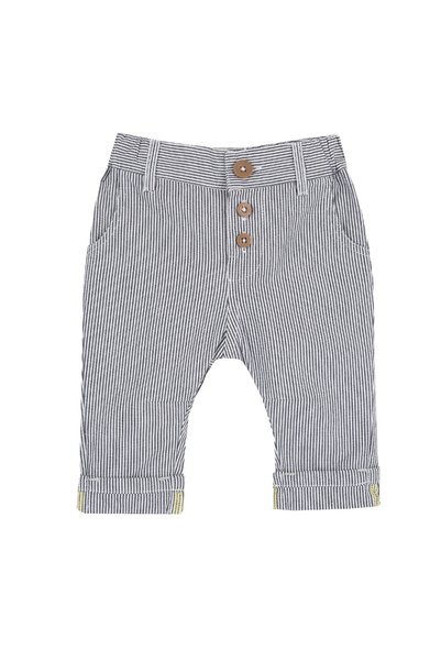Chicco Pantaloni copii din poplin, alb cu negru, 08849-64MFCO