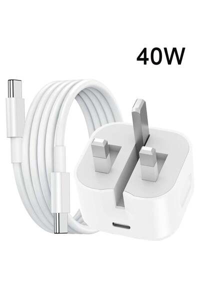 DRAKLAW شاحن آيفون، شاحن سريع 40 واط لآيفون 17 و16 برو، شاحن USB-C سريع بتقني...