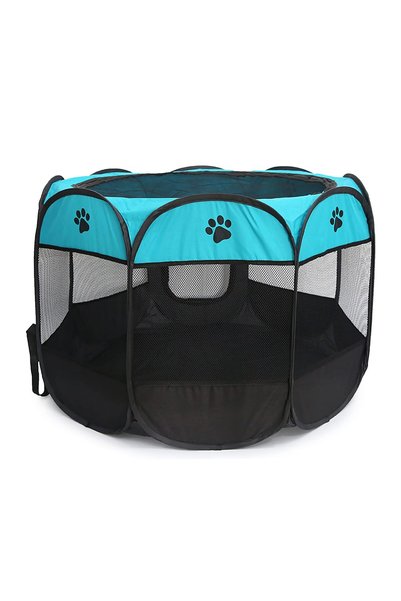 Longkins Octagonal Pet Dog And Cat House, Portable Kennel Puppy Bed House Fol...