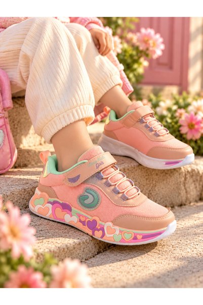 LE STYLE DE MARIE Children's Glowing Lace-Up Sports Shoes Comfortable Lightwe...
