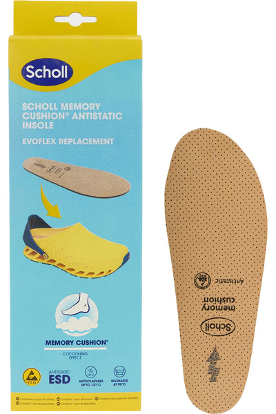 Scholl Branturi interioare antistatice cu memorie, Scholl, Evoflex