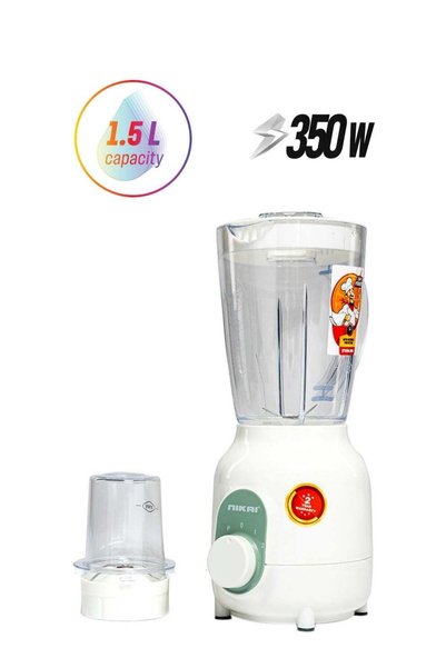 Nikai Blender, With 1.5 Liter Plastic Jar And One Grinder Jar, Overheat Prote...