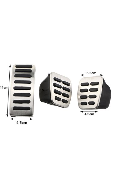 Choice MT Car Gas Pedal Covers for Volkswagen Amarok MOIA Polo Bora Jetta MK4...