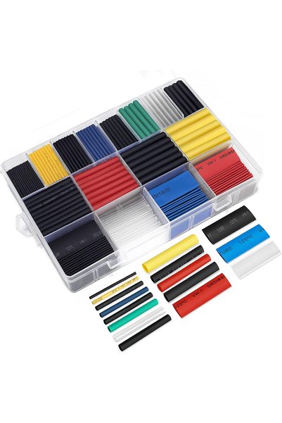 Arabest 580 Pcs 2:1 Heat Shrink Tubing Kit, Waterproof and Flame Retardant, 6...