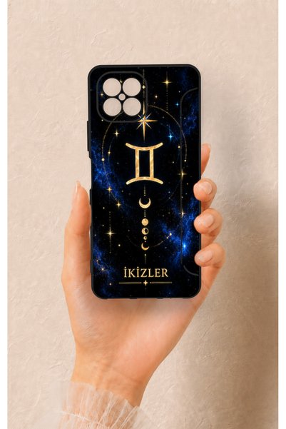 Vip Case Omix X600 Compatible Silicone Case with a Gemini-Themed Pattern.