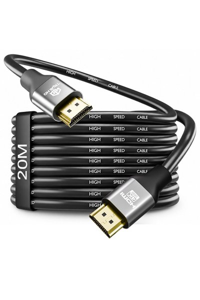 Truego كابل HDMI بطول 5 متر إصدار 1.4 ™ |   كابل إيثرنت طويل عالي السرعة مع ت...