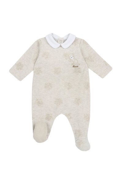 Chicco Salopeta bebelusi Chicco, Bej Cu Model, 27107-66MFCI