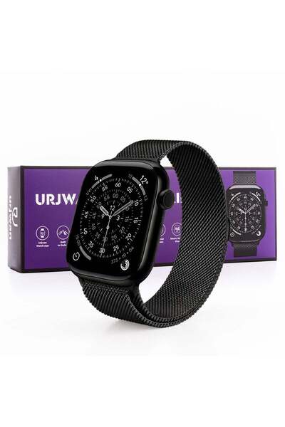 Urjwan Smartwatch Series 11 (Brand New) - Black Color - Small Size: AI with C...
