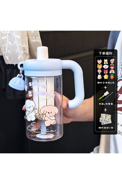 Generic Brand Bear Tea-Separation Large Capacity Water Bottle with Handle PC Cup