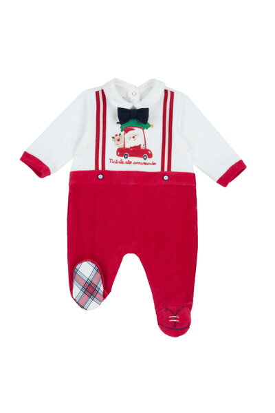 Chicco Salopeta Craciun bebelusi Chicco, Rosu, 02830-65MFCI