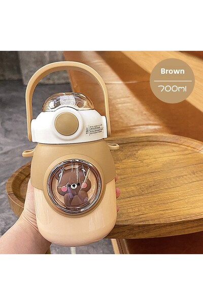 Generic Brand Large Capacity 316 Stainless Steel Kids Insulated Straw Belly Cup